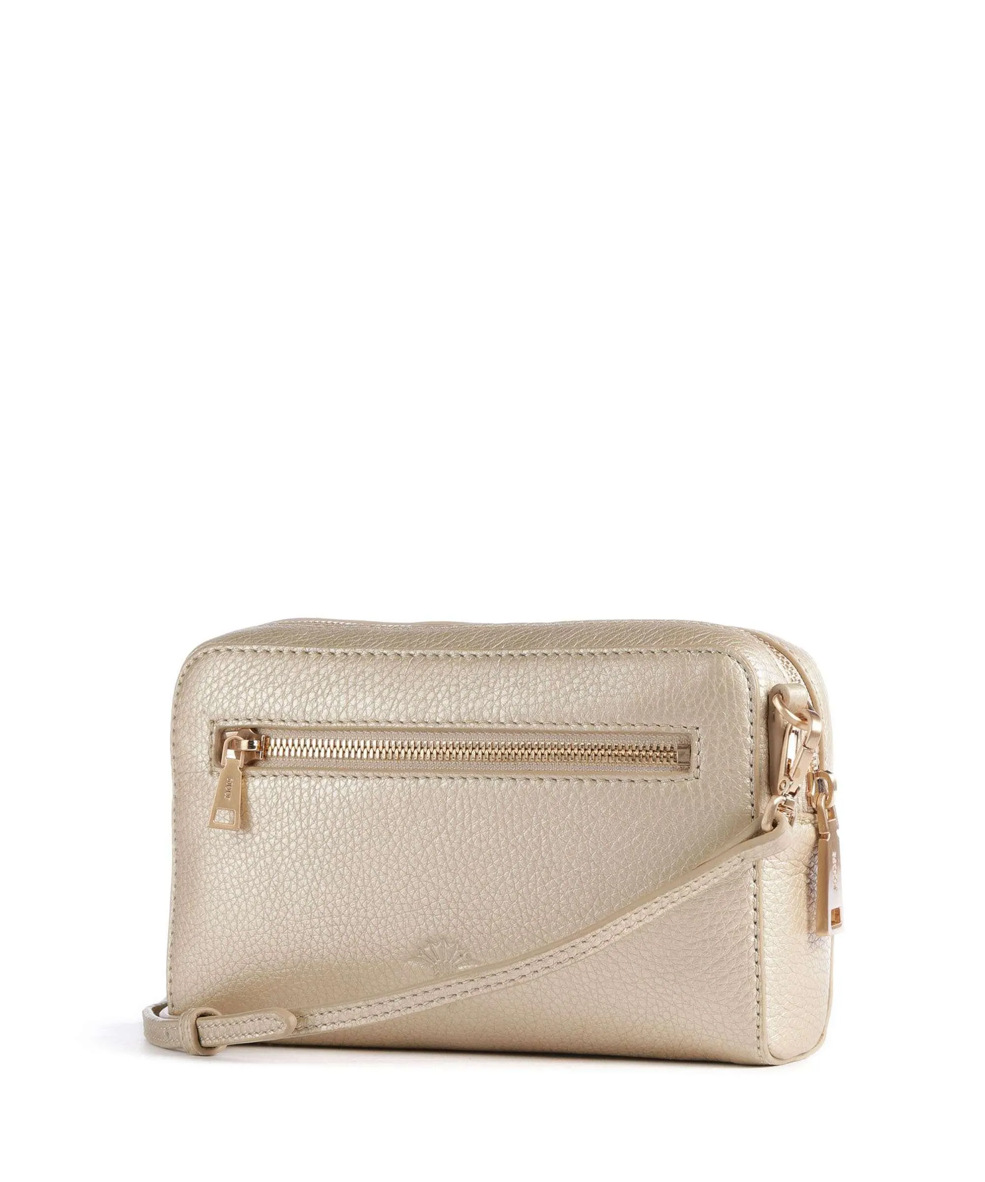  JOOP! Estate Metallo Borsa a tracolla pelle granulata oro  