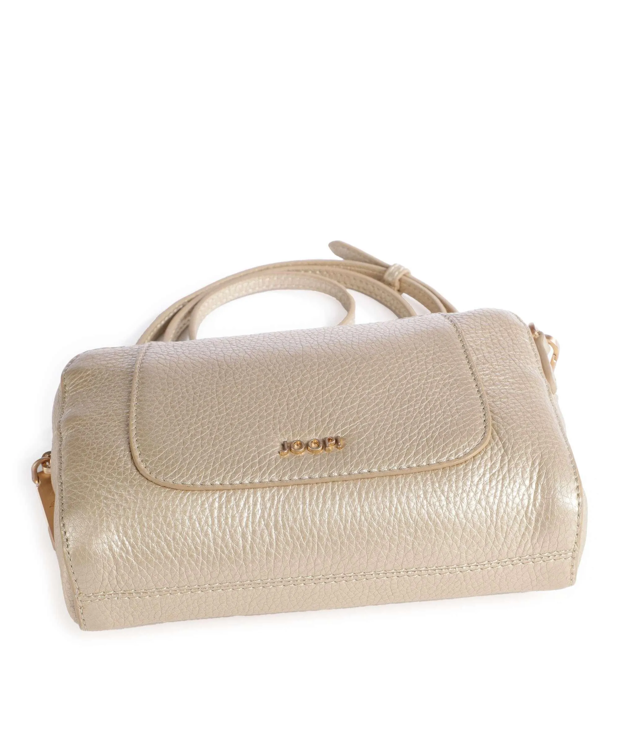  JOOP! Estate Metallo Borsa a tracolla pelle granulata oro  