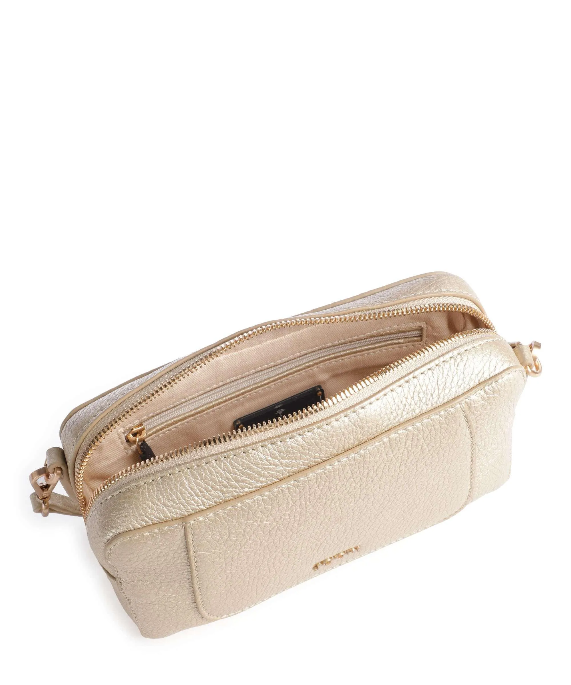  JOOP! Estate Metallo Borsa a tracolla pelle granulata oro  