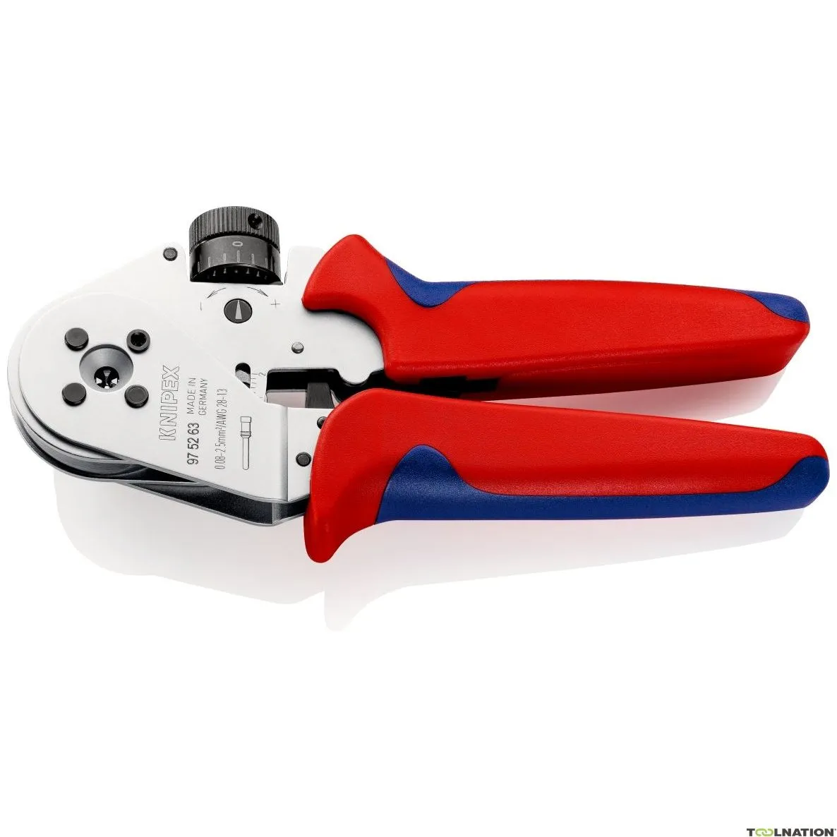 Knipex 97 52 63 Pinze a crimpare a quattro fili per contatti ritorti
