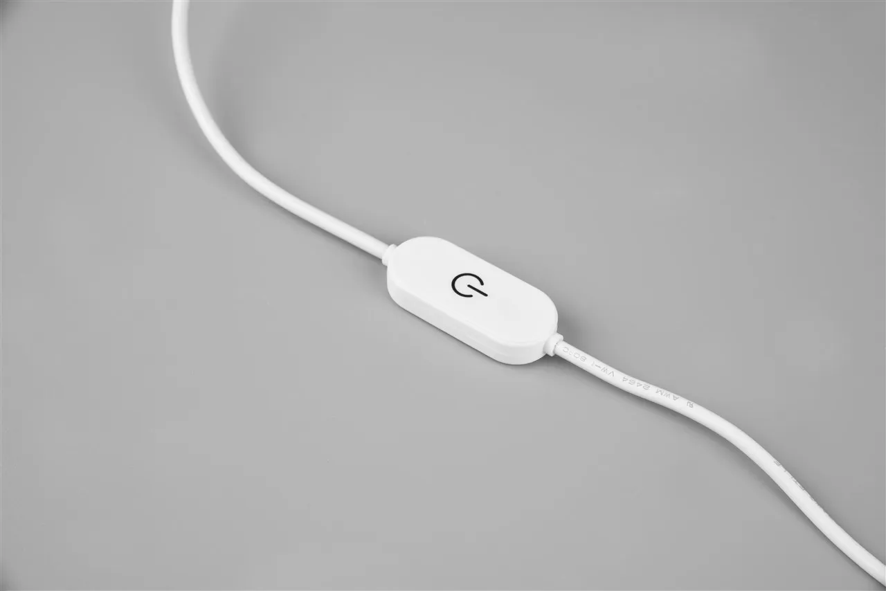 Lampada Da Tavolo Squadrata Led Touch Dimmer Cambio Colore Edge Trio Lighting