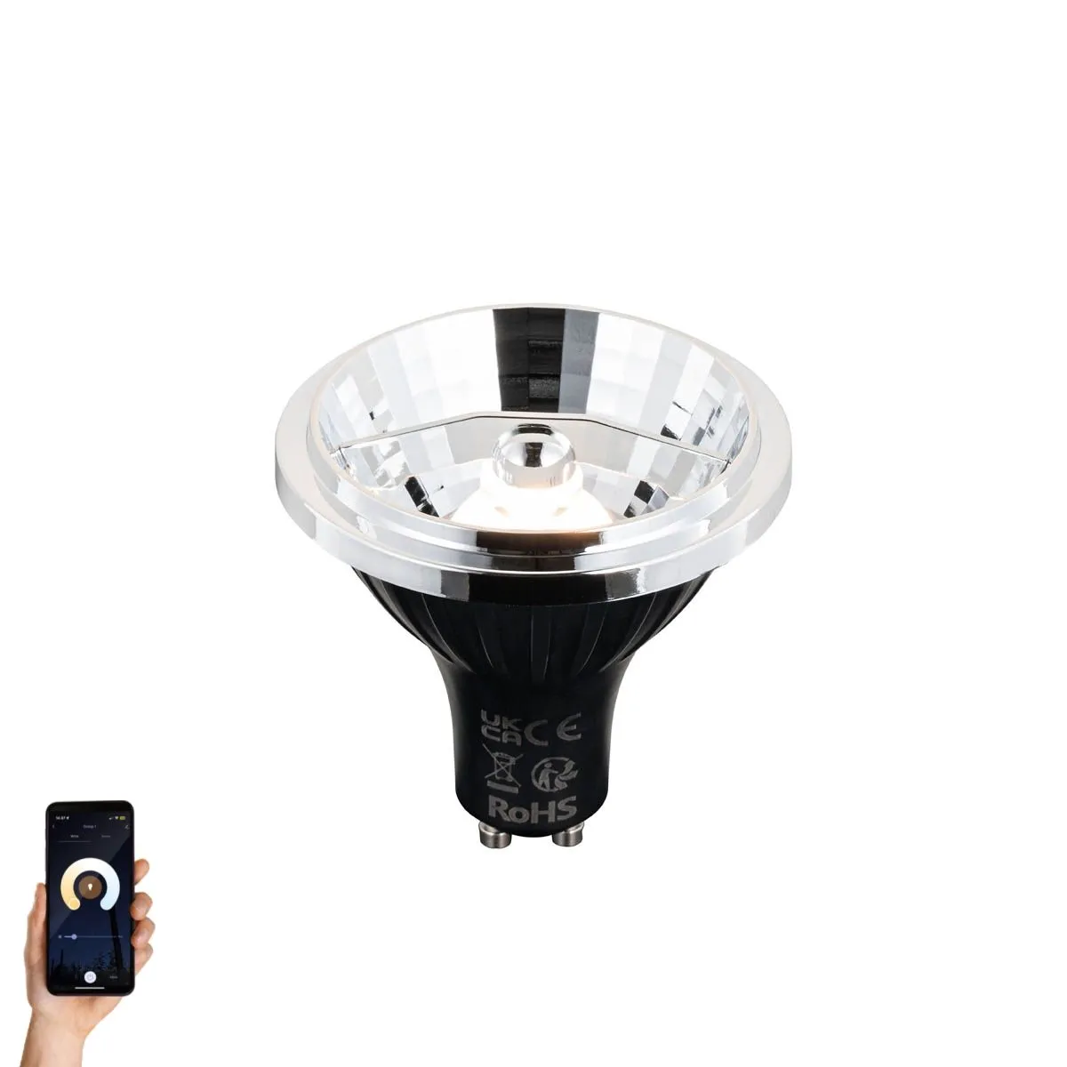 Lampadina LED GU10 dimmerabile smart AR70 6W 520lm 2200-6500K