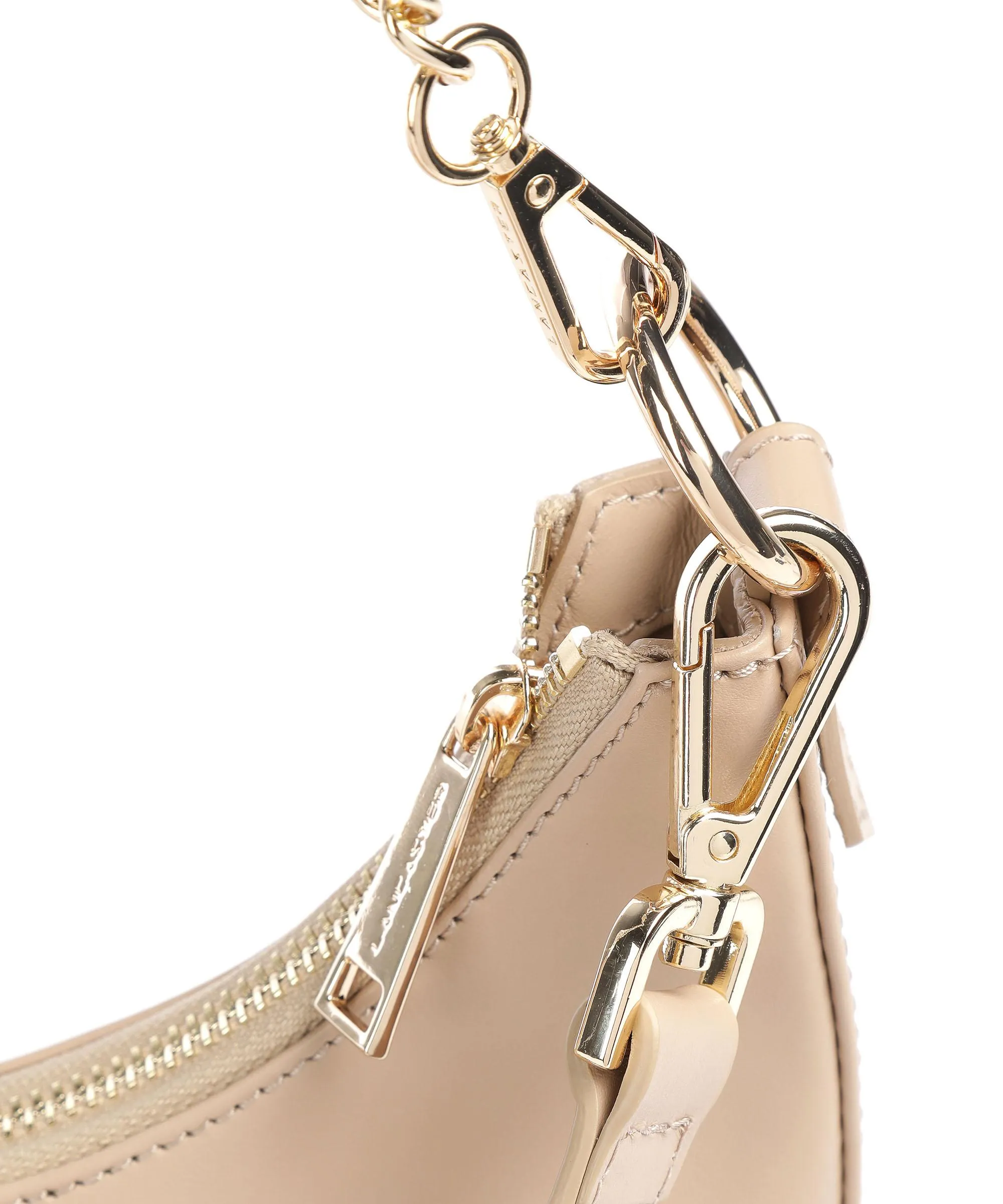  Lancaster Paris Aimy Borsa a spalla pelle di vacchetta finemente grana beige  