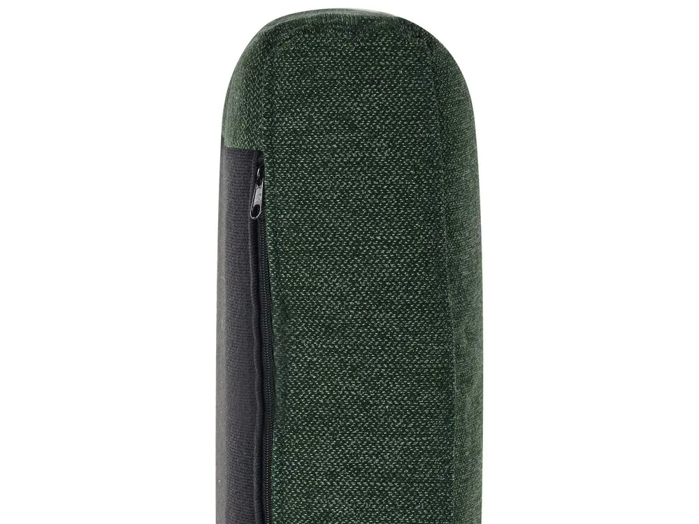 Left Hand 4 Seater Fabric Corner Sofa Dark Green BREDA