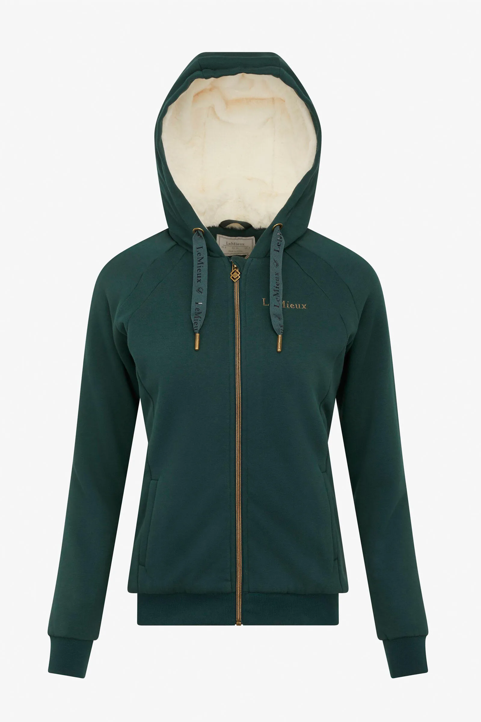 LeMieux Giacca foderata in sherpa e con chiusura zip, da donna