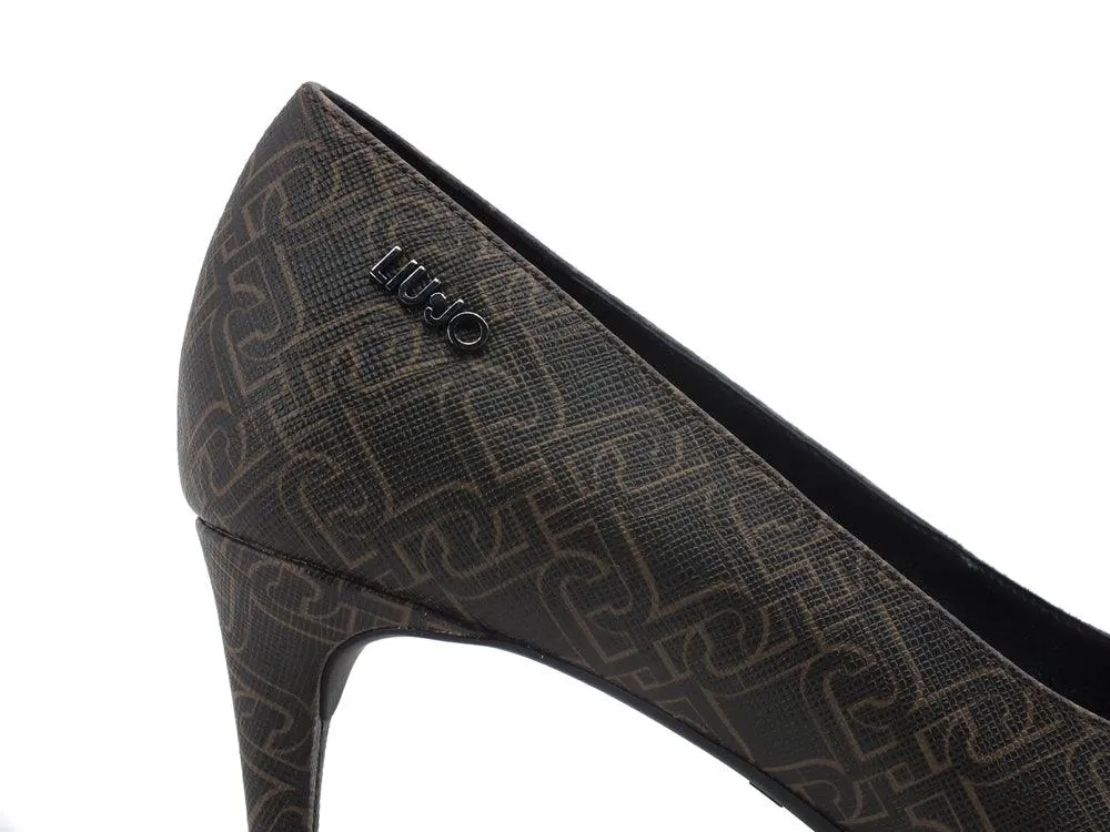 LIU JO Katia 04 Décolleté Printed Brown SF1127EX057
