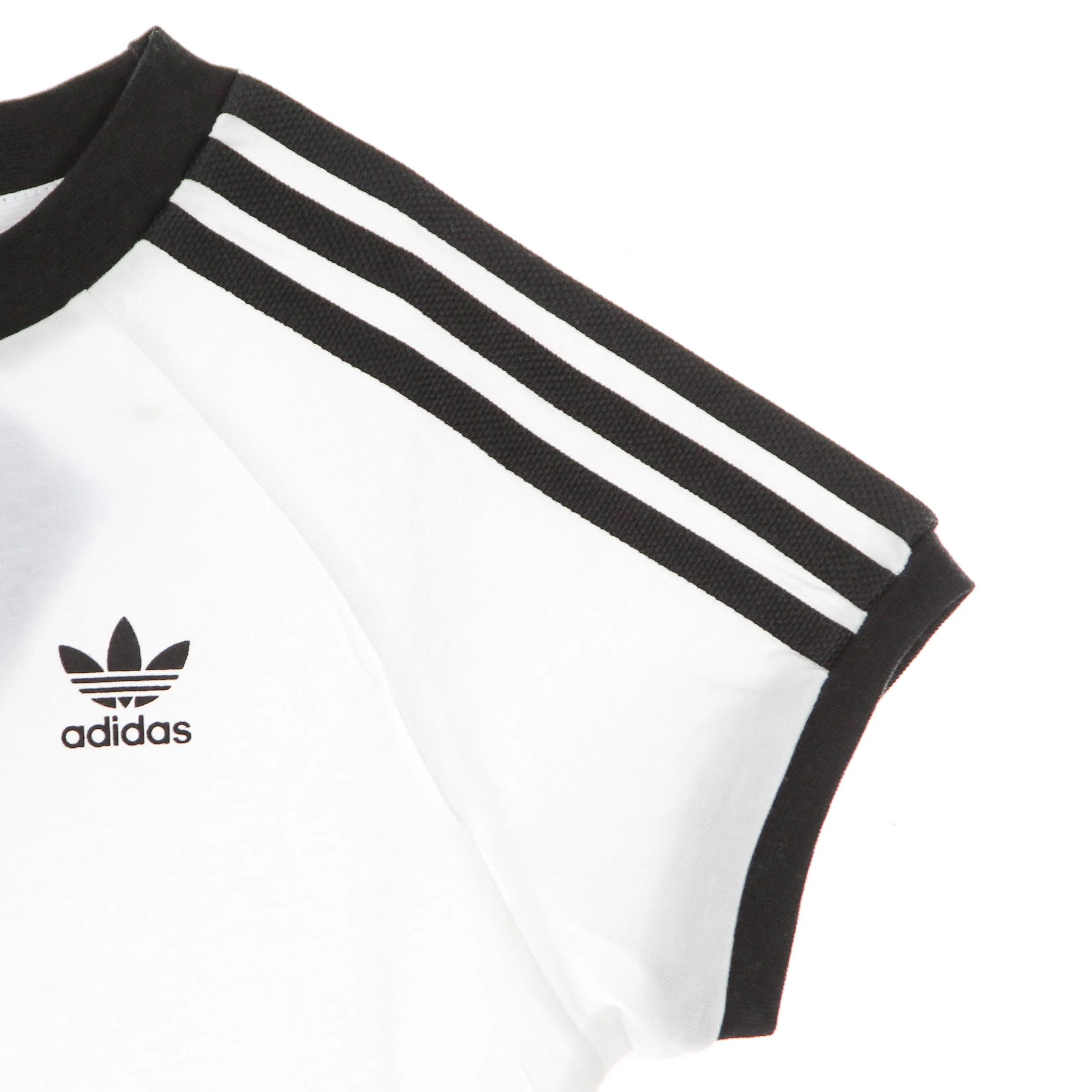 Maglietta Bambino 3 Stripes Adicolor Tee White/black