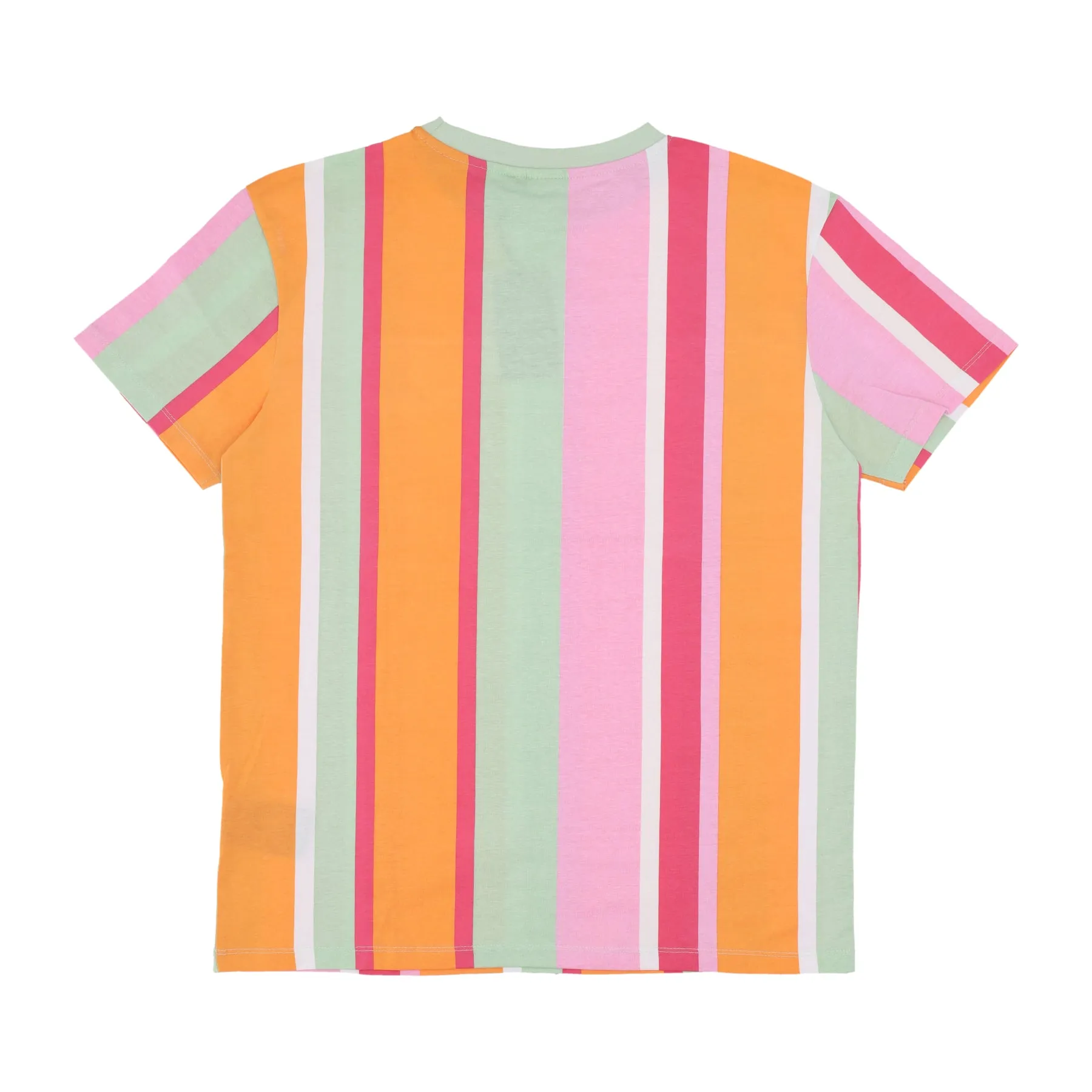 Maglietta Donna W Os Stripe Tee Orange/light Mint/light Rose