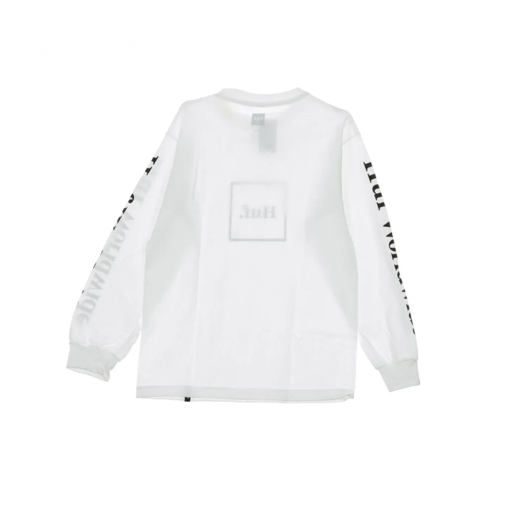MAGLIETTA MANICHE LUNGHE DOMESTIC L/S TEE WHITE/BLACK