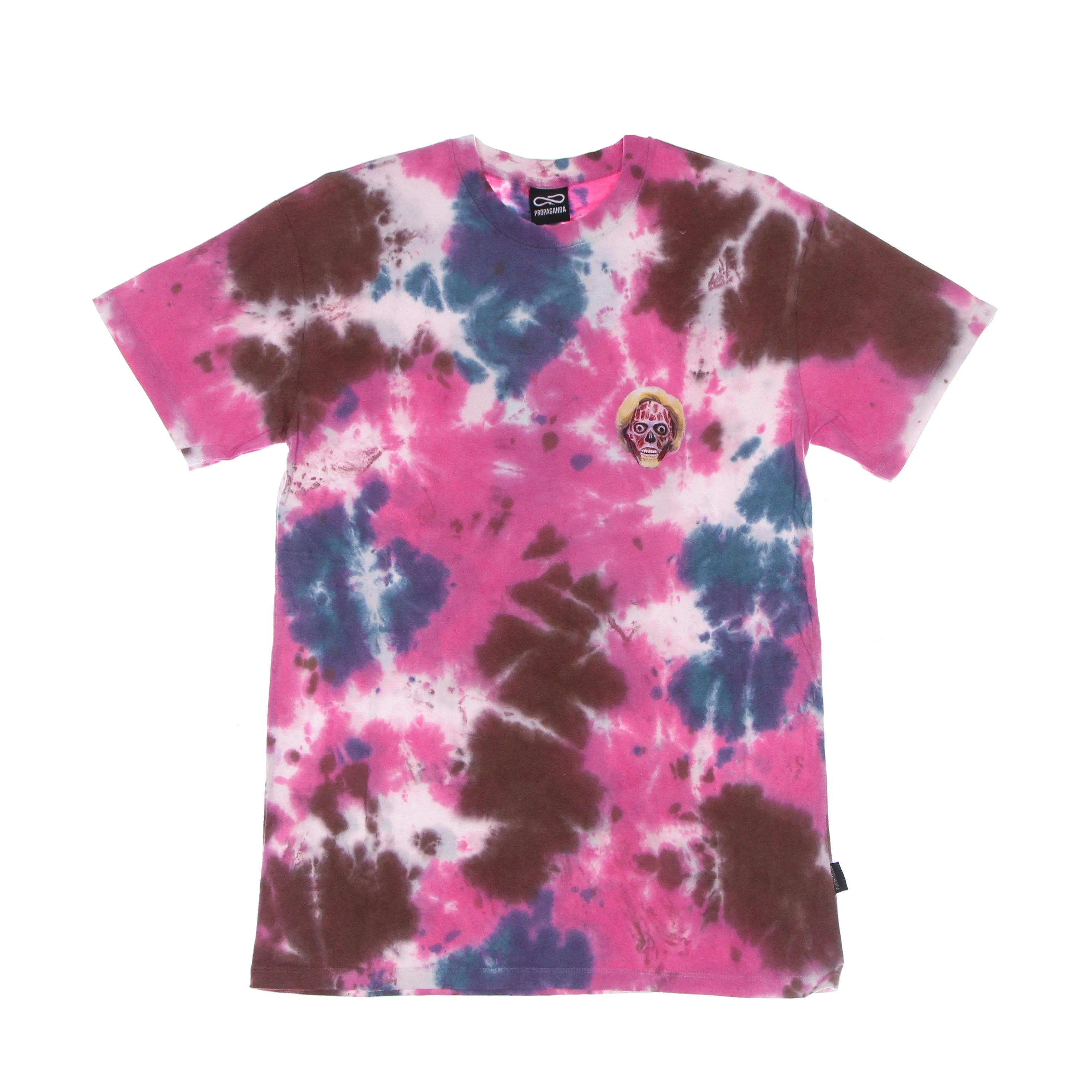 Maglietta Uomo Scarful She Tee Tie Dye Pink