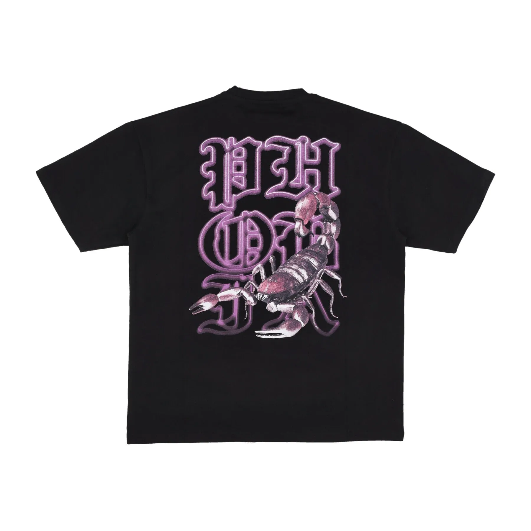 Maglietta Uomo Scorpion Print Tee Black/purple