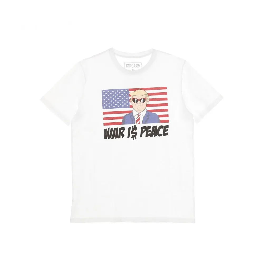 MAGLIETTA WAR IS PEACE TEE WHITE