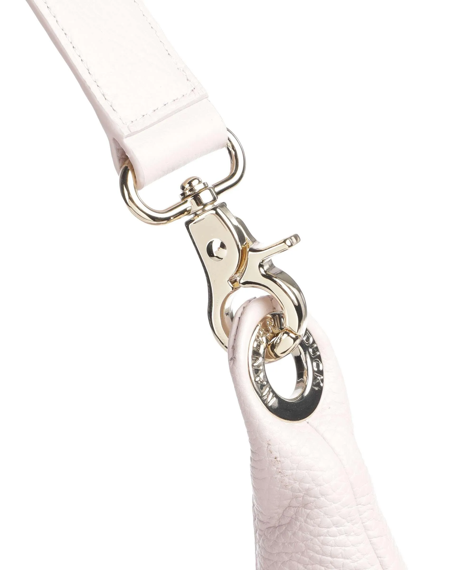  Mandarina Duck Mellow Leather Borsa hobo pelle di vacchetta grana rosa  