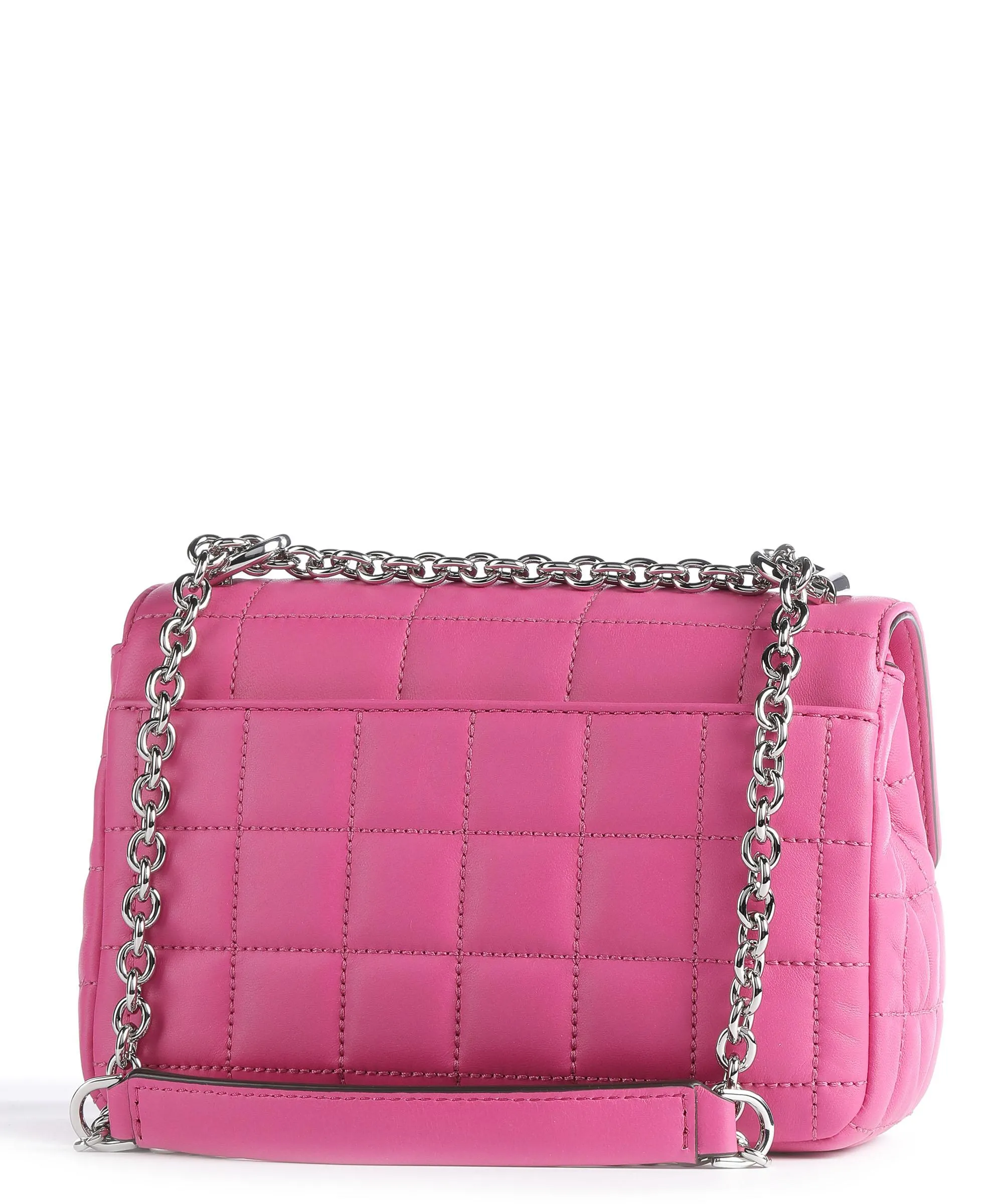  Michael Kors Soho Borsa a spalla cuoio di agnello pink  