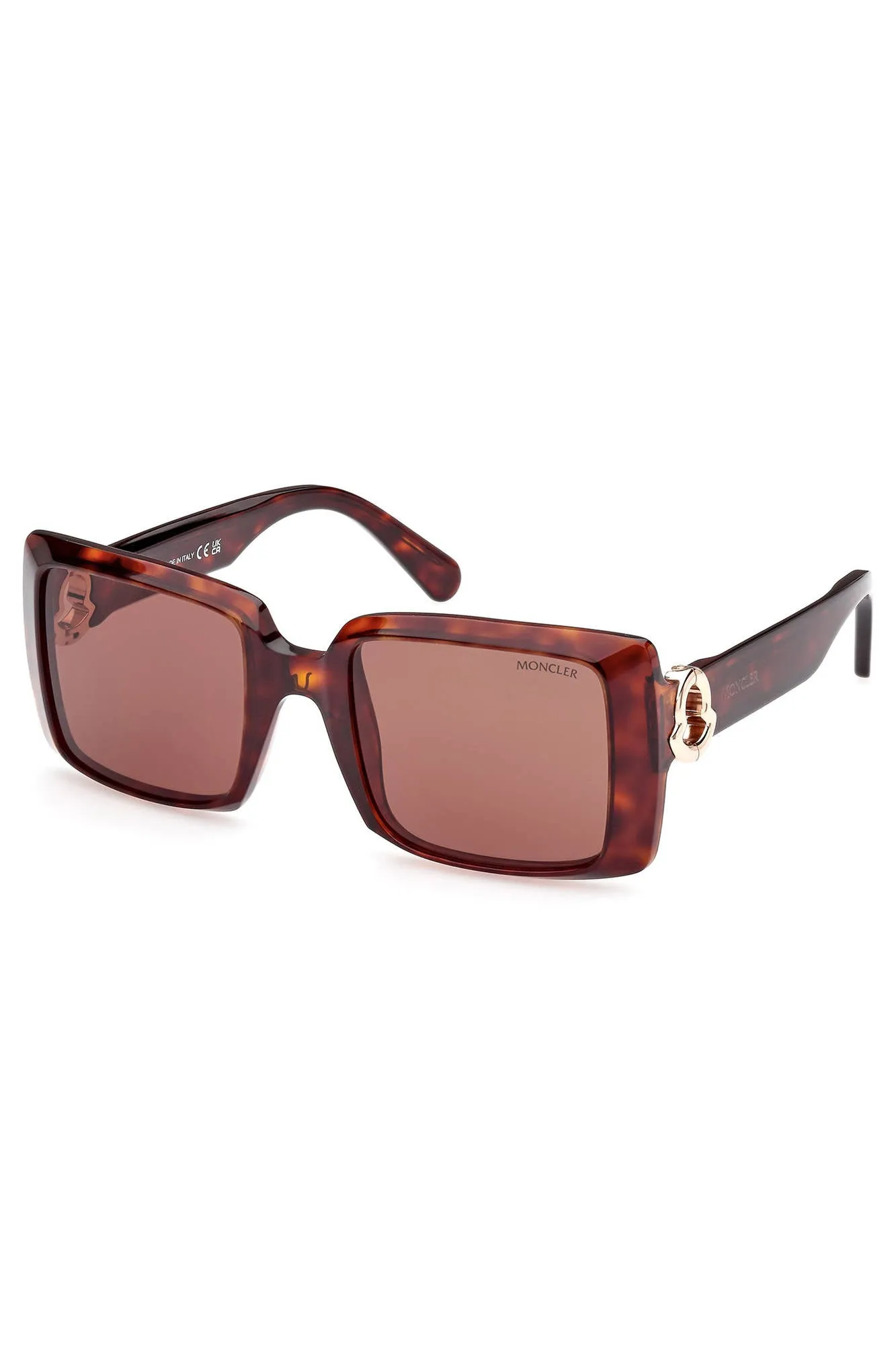 Moncler occhiale da sole marrone   