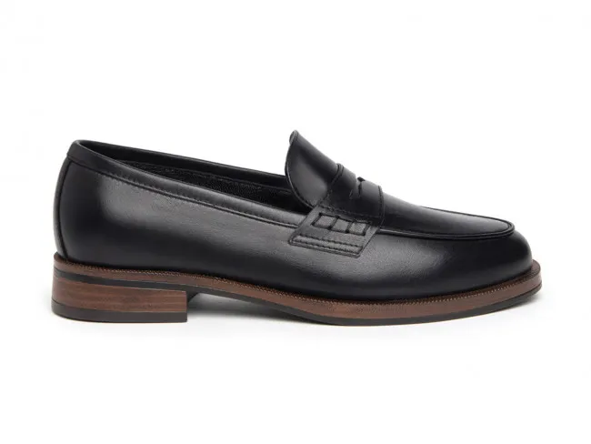NERO GIARDINI SCARPE IN PELLE DONNA INVERNO I308171D 100  MOCASSINI NERO