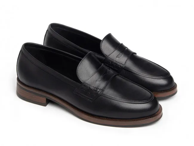 NERO GIARDINI SCARPE IN PELLE DONNA INVERNO I308171D 100  MOCASSINI NERO