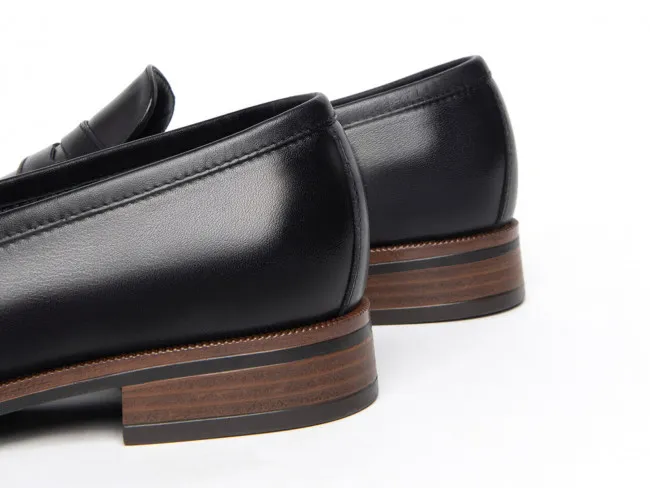 NERO GIARDINI SCARPE IN PELLE DONNA INVERNO I308171D 100  MOCASSINI NERO