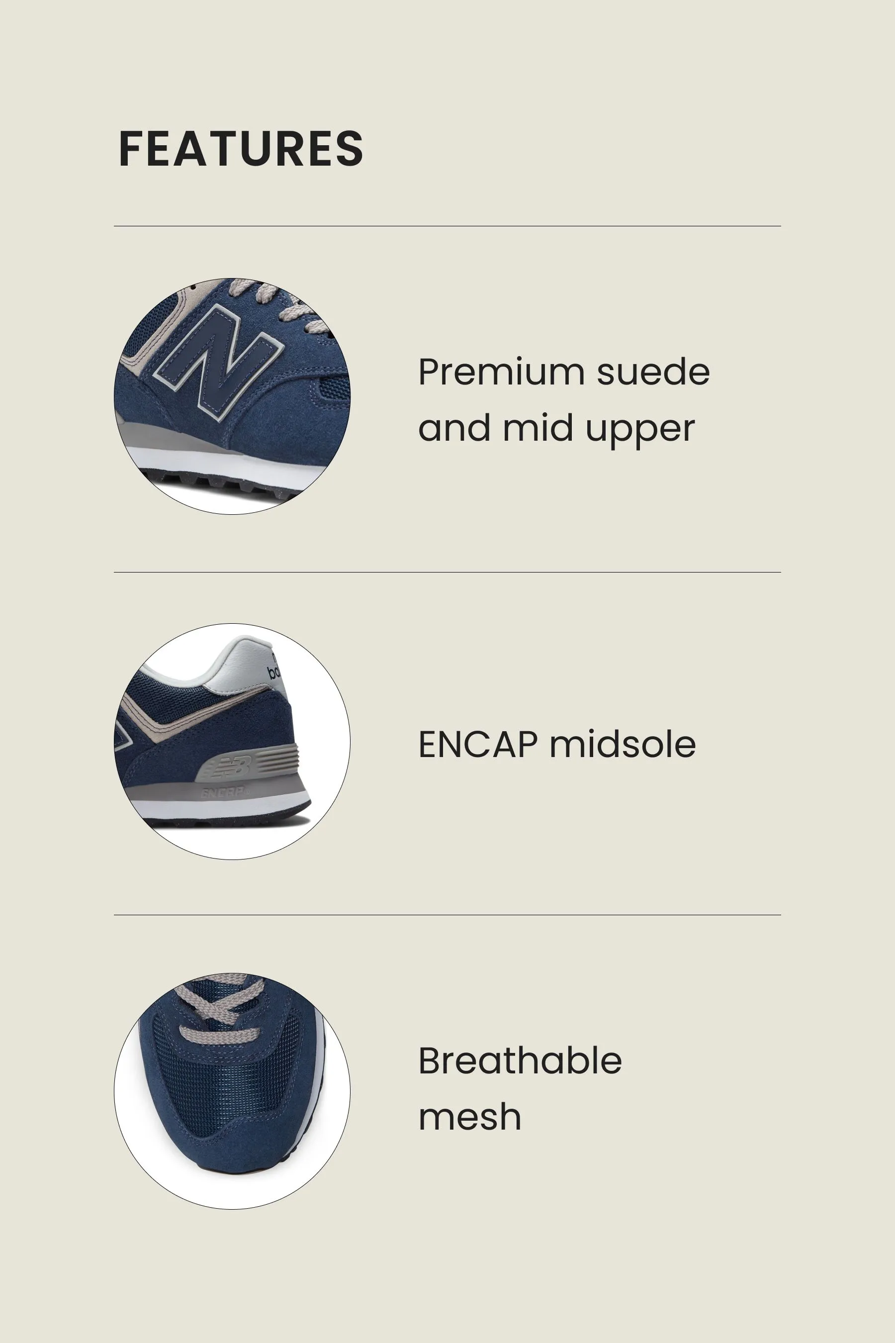 New Balance Uomo 574 - Scarpe da ginnastica