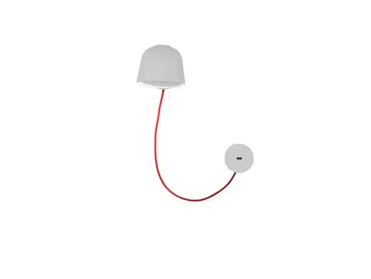Novia W1 Applique da Parete USB Matt White - Prandina | Acquista online