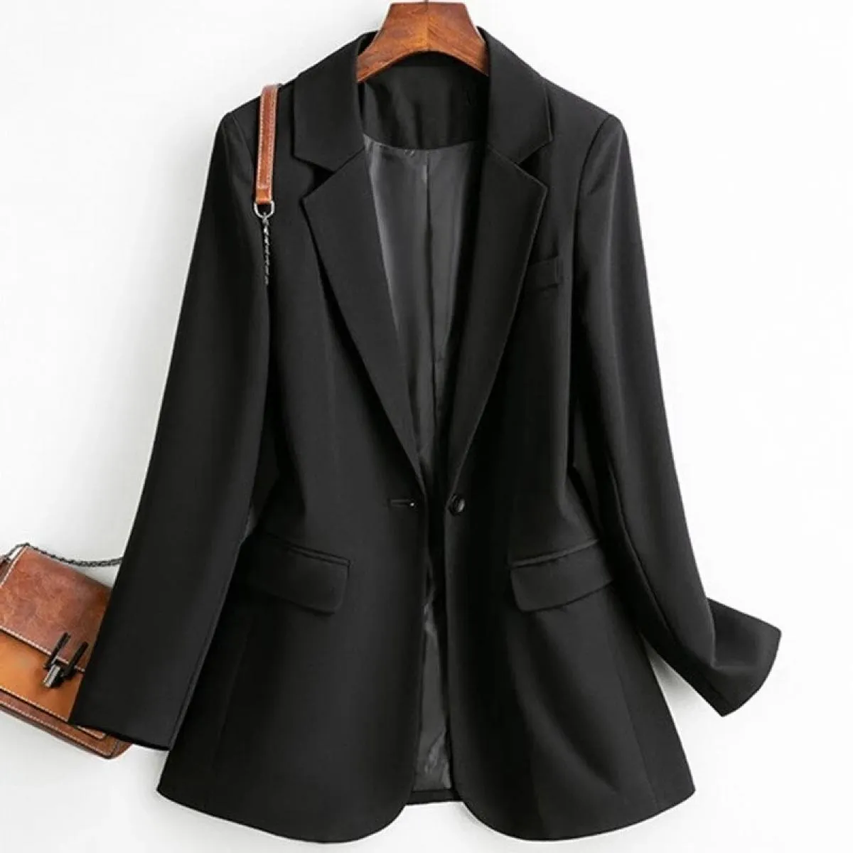 Nuove giacche blazer da donna giacche da lavoro casual capispalla primavera autunno giacca da donna con bottone singolo giacca d
