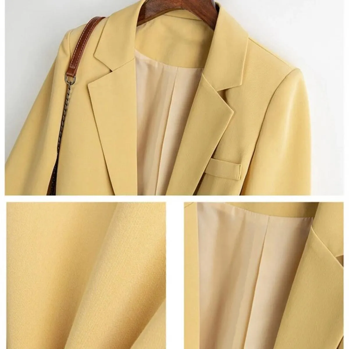 Nuove giacche blazer da donna giacche da lavoro casual capispalla primavera autunno giacca da donna con bottone singolo giacca d