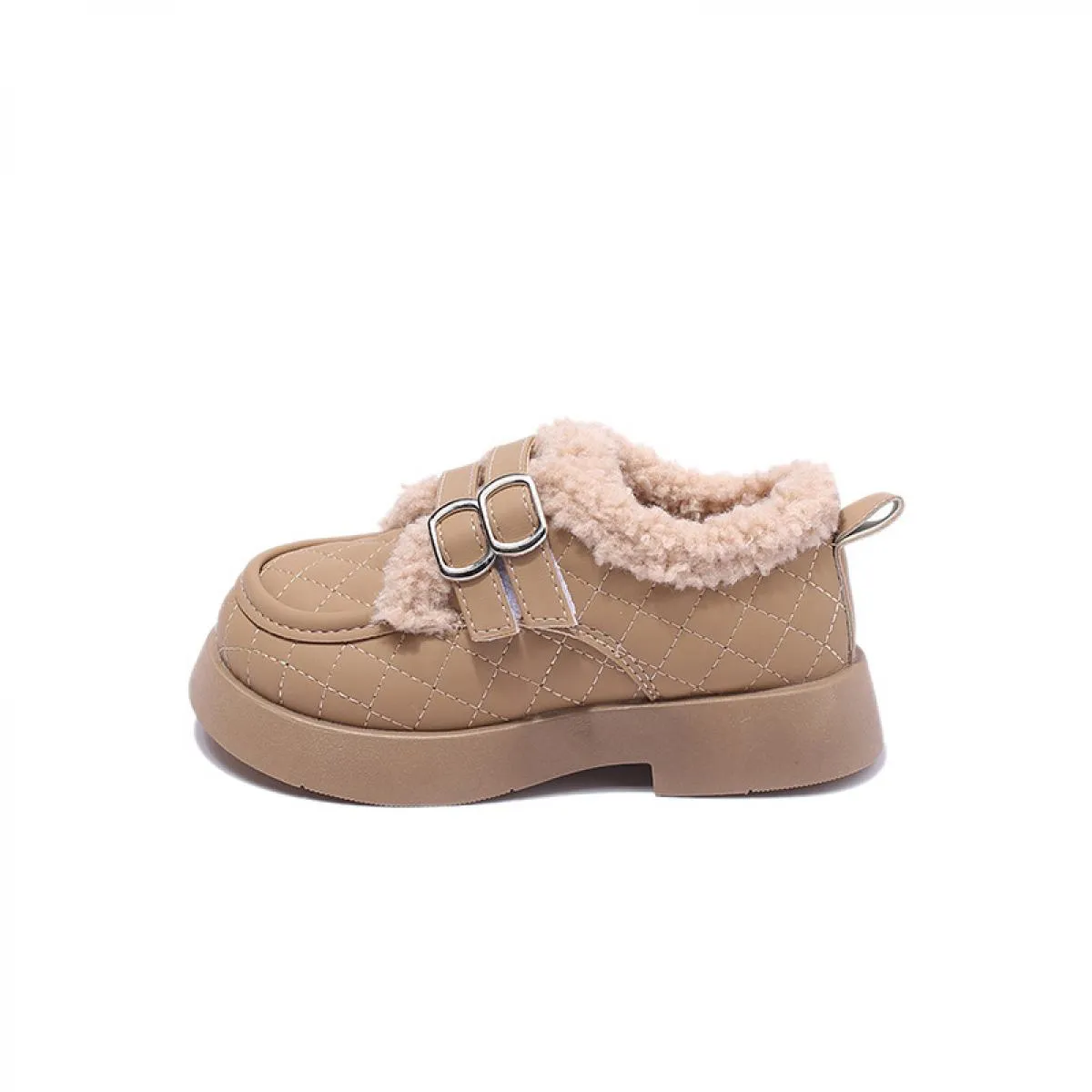 Nuove scarpe invernali per bambini Ragazza per bambini Principessa Pelliccia delicata sulla pelle Scarpe da bambina calde Sneake