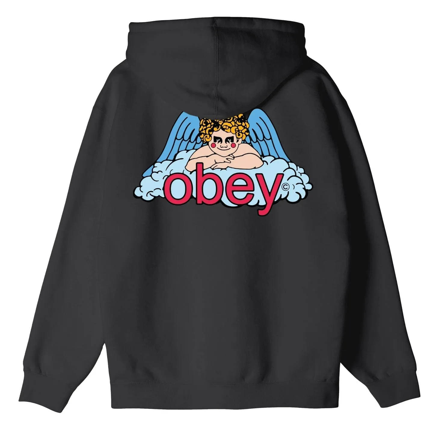 OBEY HEAVEN ANGEL PREMIUM ZIP HOODED FLEECE