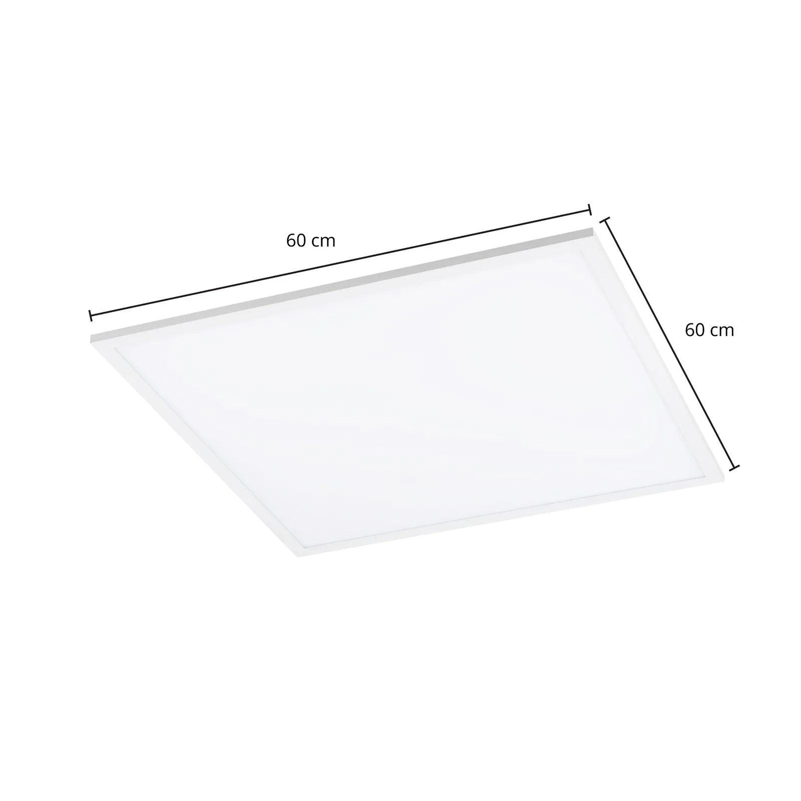 Pannello LED Lindby Luay, 60 x 60 cm, bianco, 3000-6000K