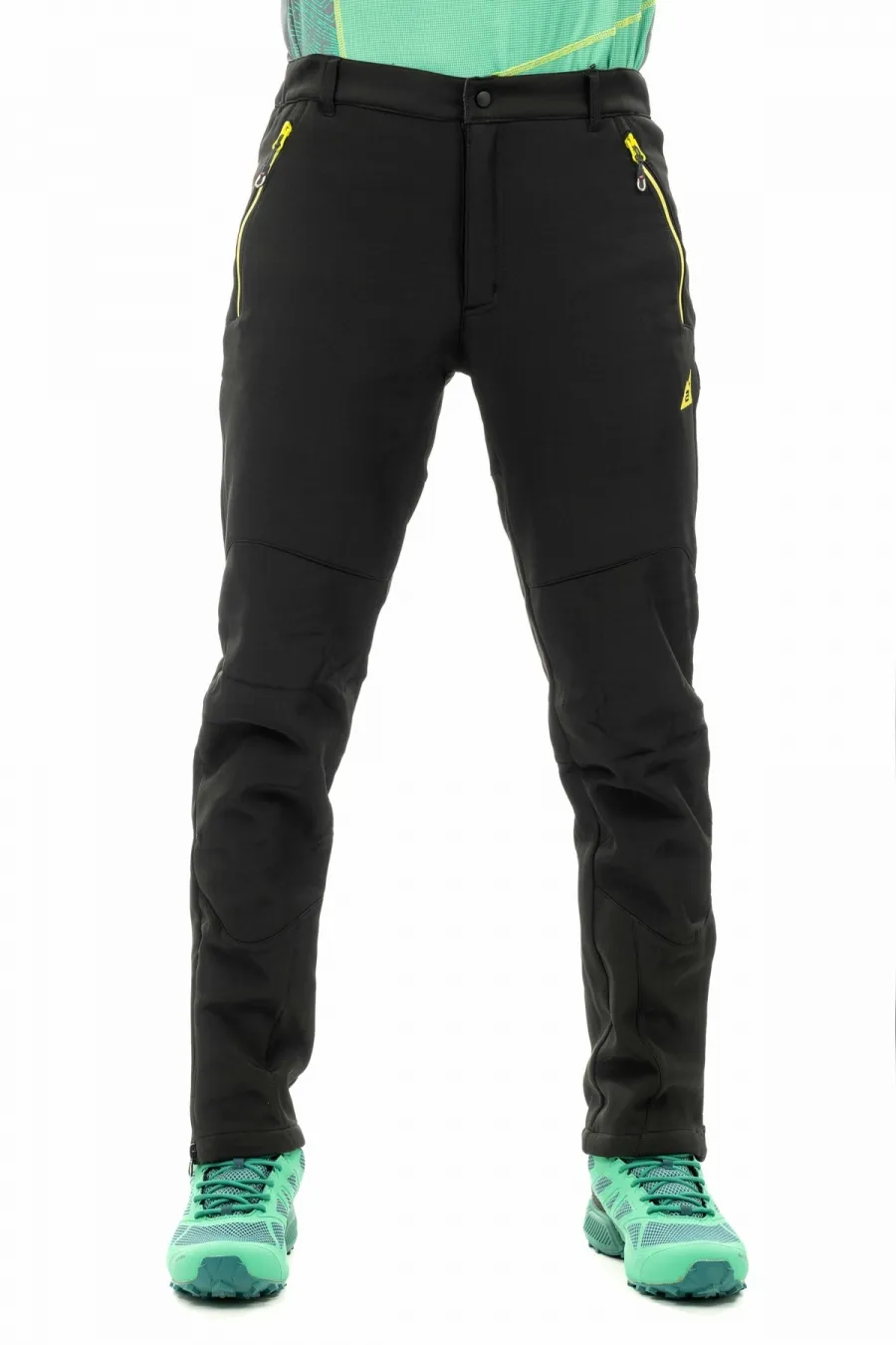 Pantaloni invernali Uomo montagna Softshell.  Antivento, Idrorepellenti e traspiranti - Trekking e Outdoor