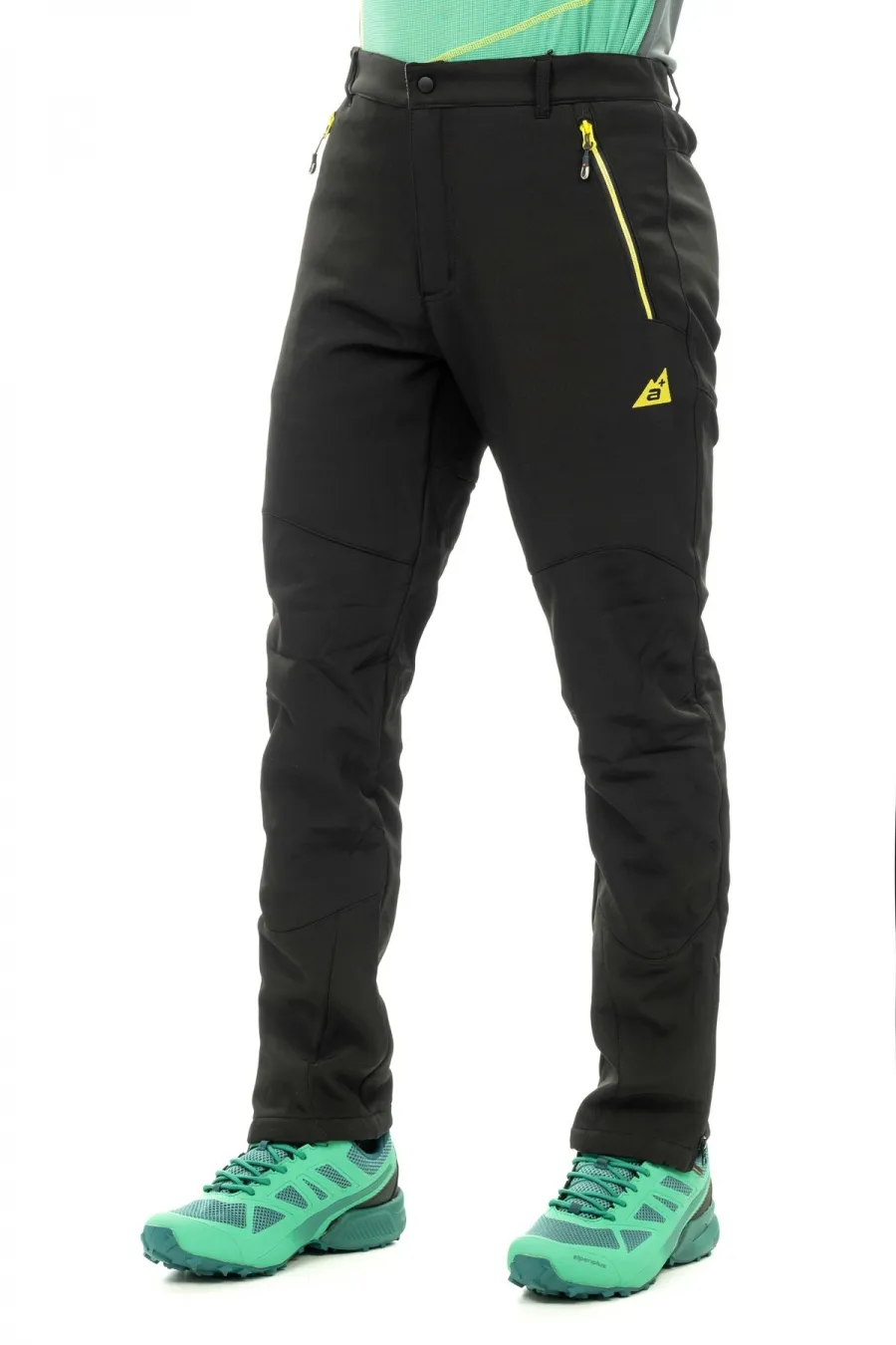 Pantaloni invernali Uomo montagna Softshell.  Antivento, Idrorepellenti e traspiranti - Trekking e Outdoor