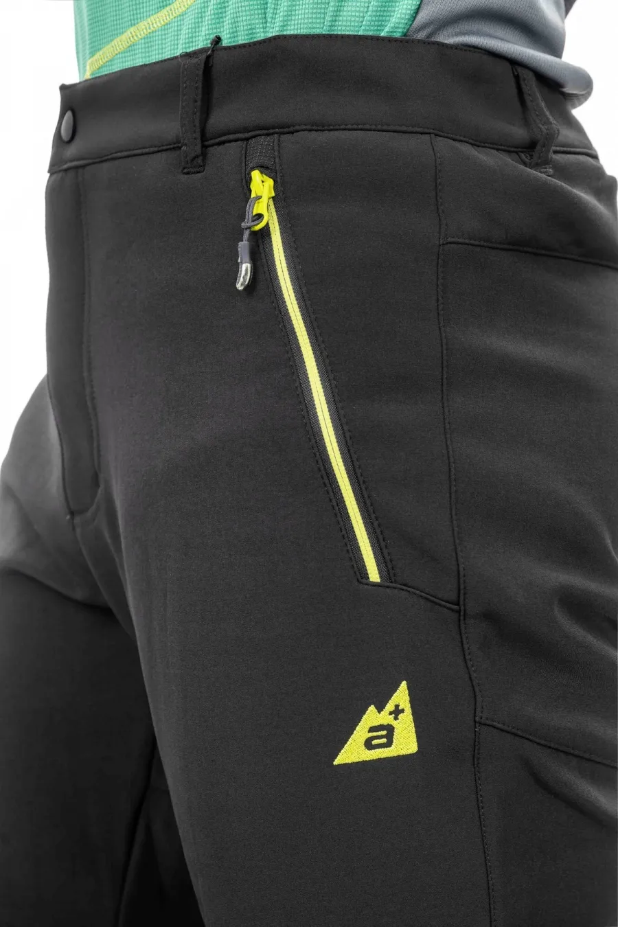 Pantaloni invernali Uomo montagna Softshell.  Antivento, Idrorepellenti e traspiranti - Trekking e Outdoor