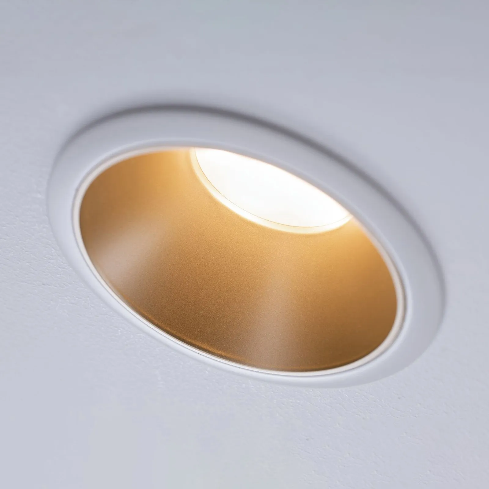 Paulmann Cole spot LEDlight, oro-bianco, set 3x