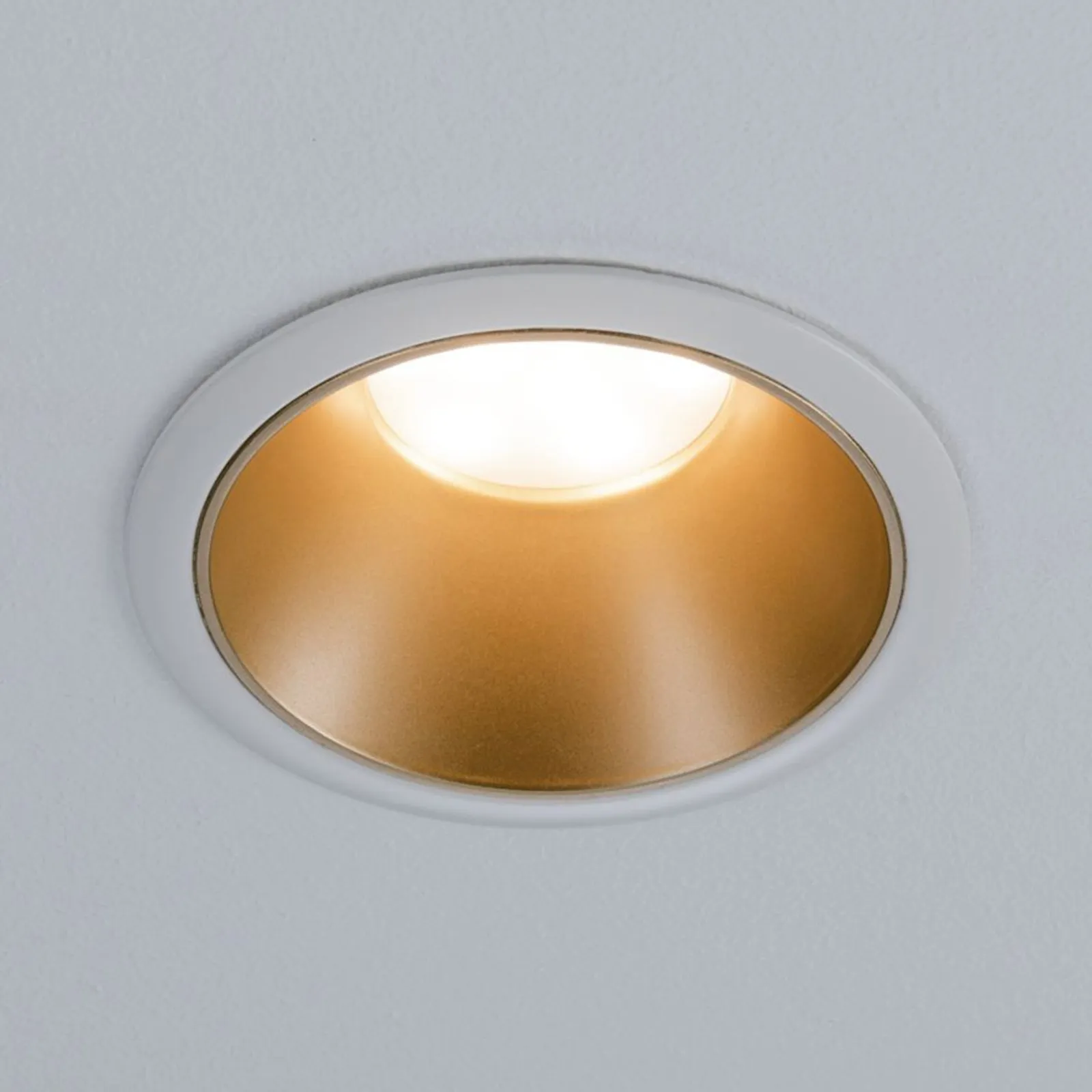 Paulmann Cole spot LEDlight, oro-bianco, set 3x