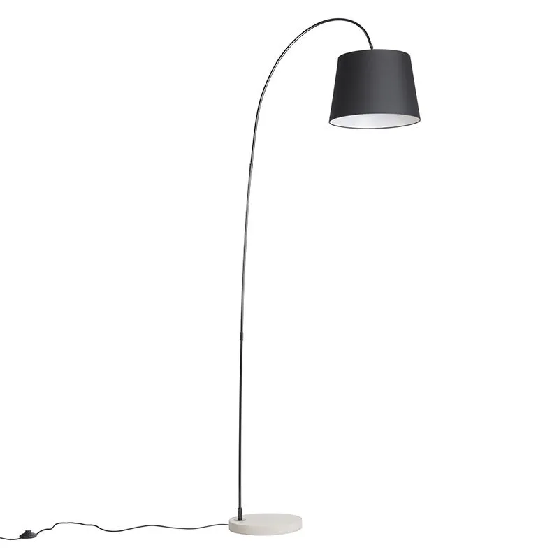 Piantana moderna con paralume nero - Bend