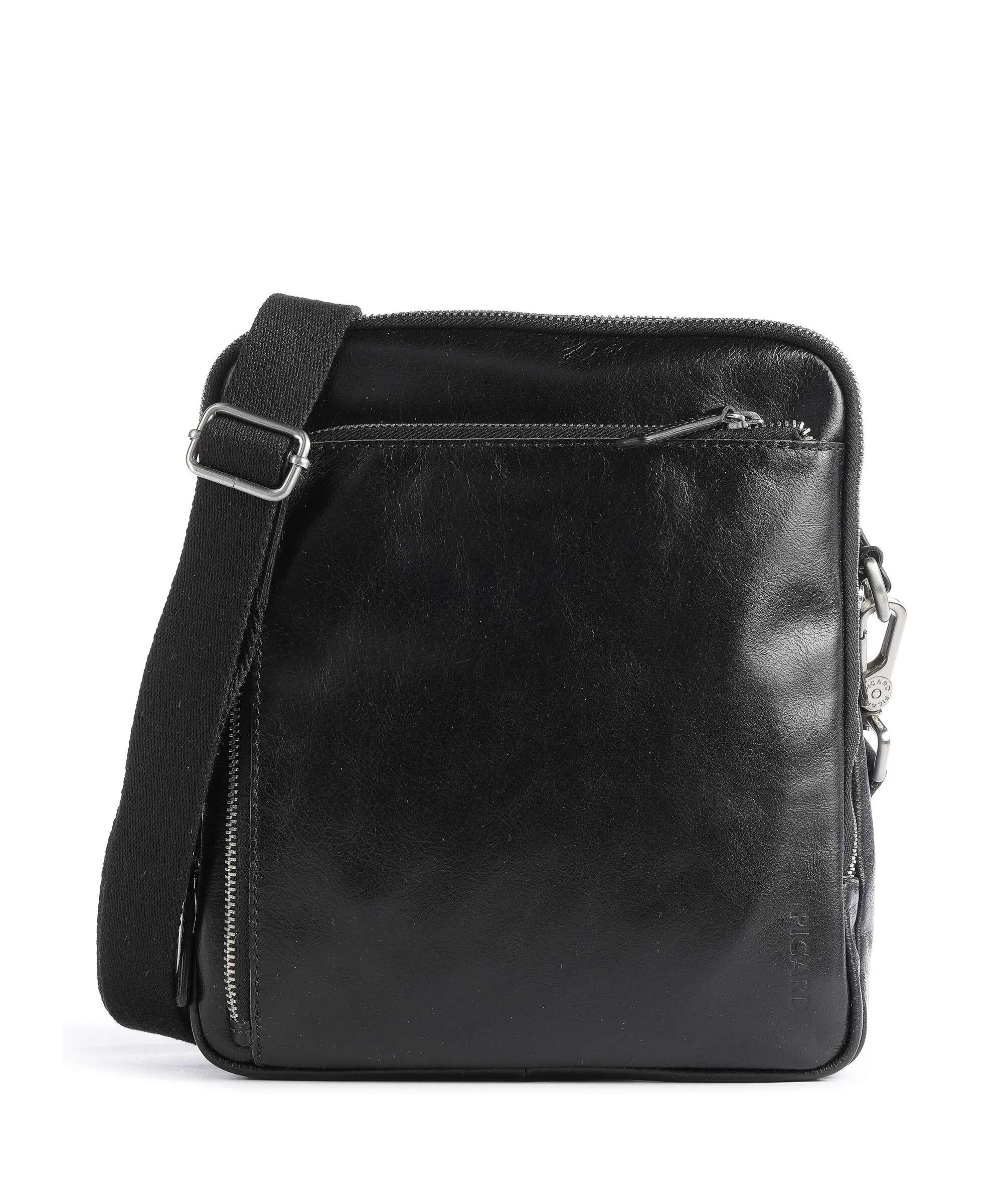  Picard Buddy Borsa a tracolla pelle di bufalo d'acqua nero  