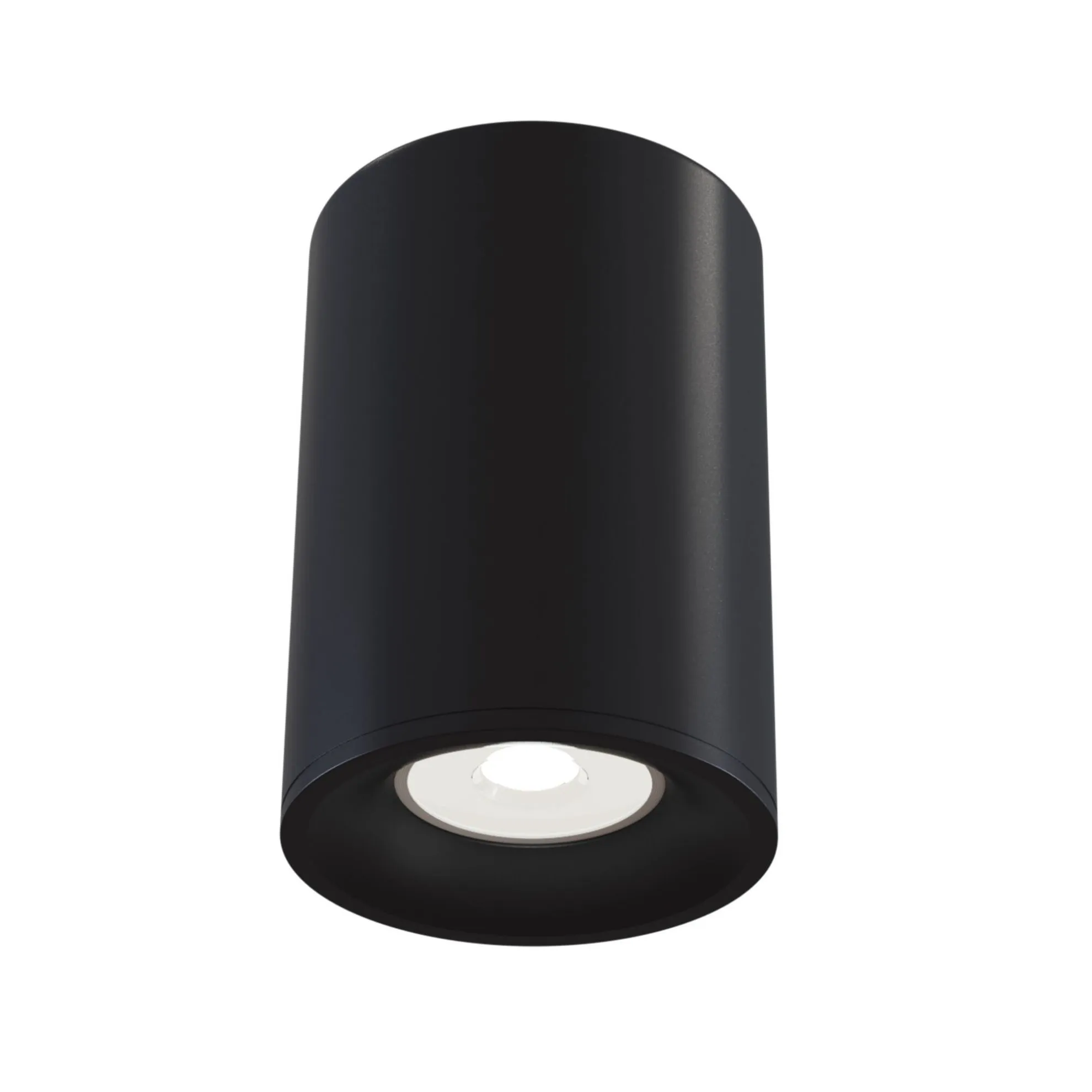 Plafone Cilindro Soffitto GU10 Slim Nero Maytoni