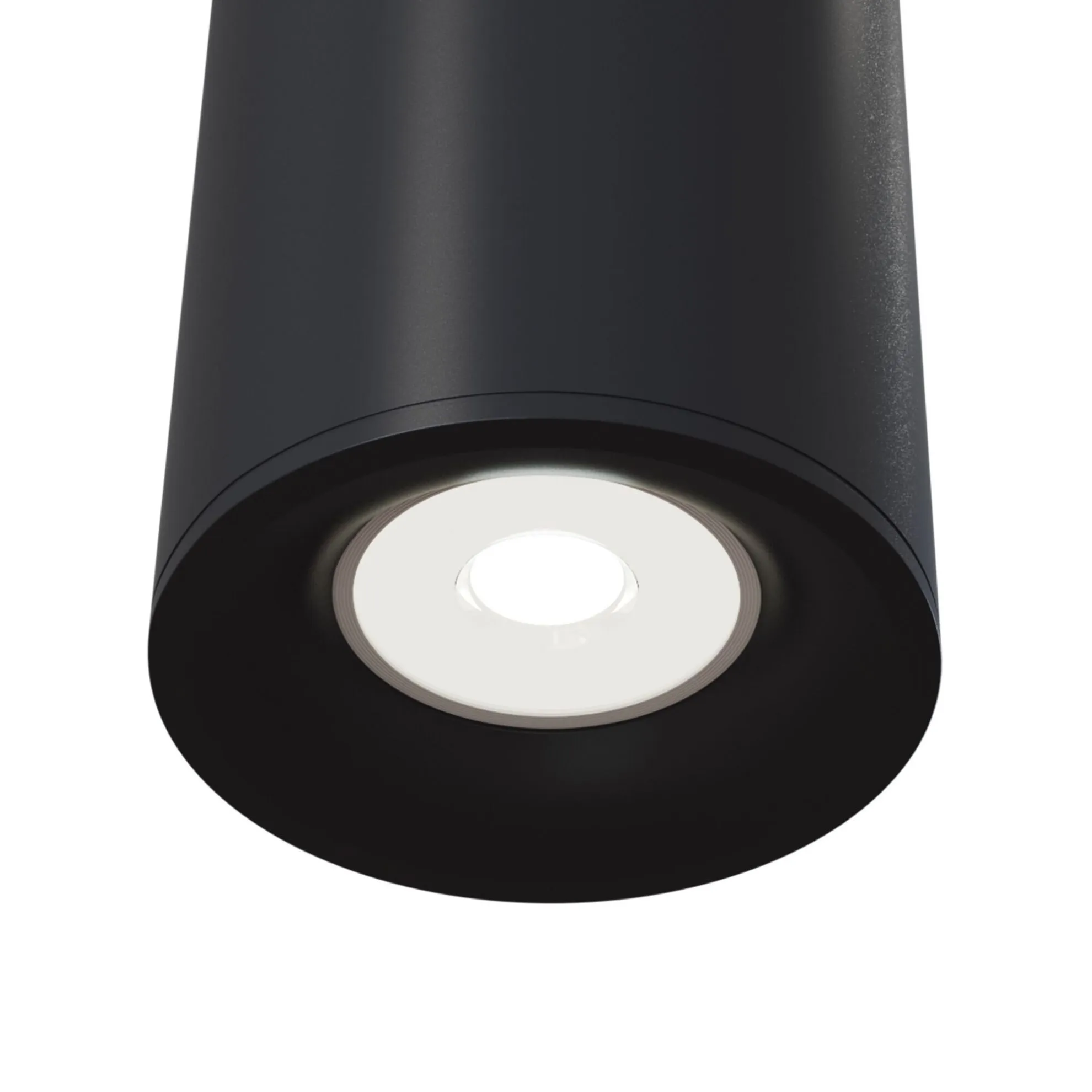 Plafone Cilindro Soffitto GU10 Slim Nero Maytoni