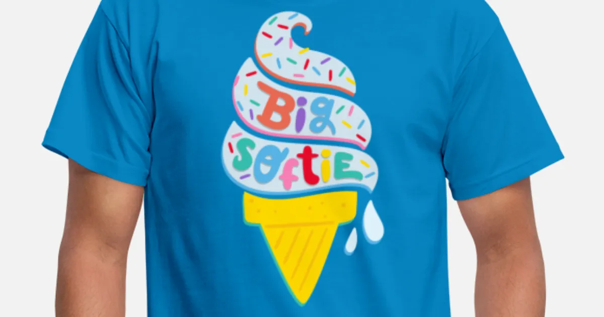 'Play-Doh Plastilina Big Softie Soft Servire Gelato Design' Maglietta uomo 