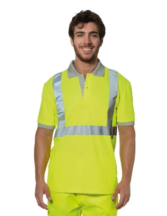 Polo da lavoro Alta visibilità Logica POLOREFLEXG-L