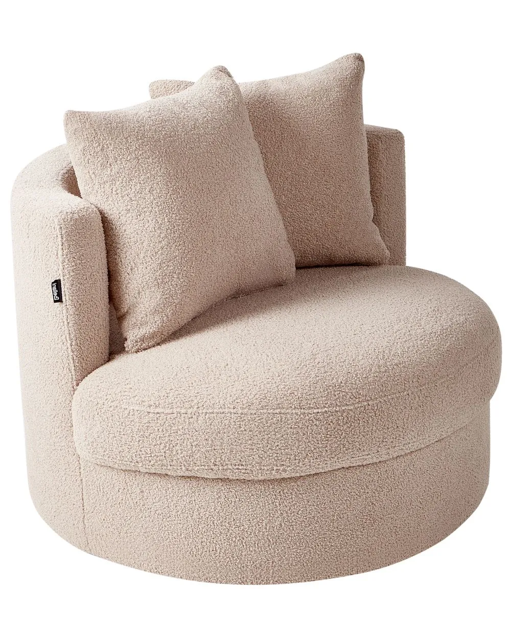 Poltrona DALBY Bouclé Beige