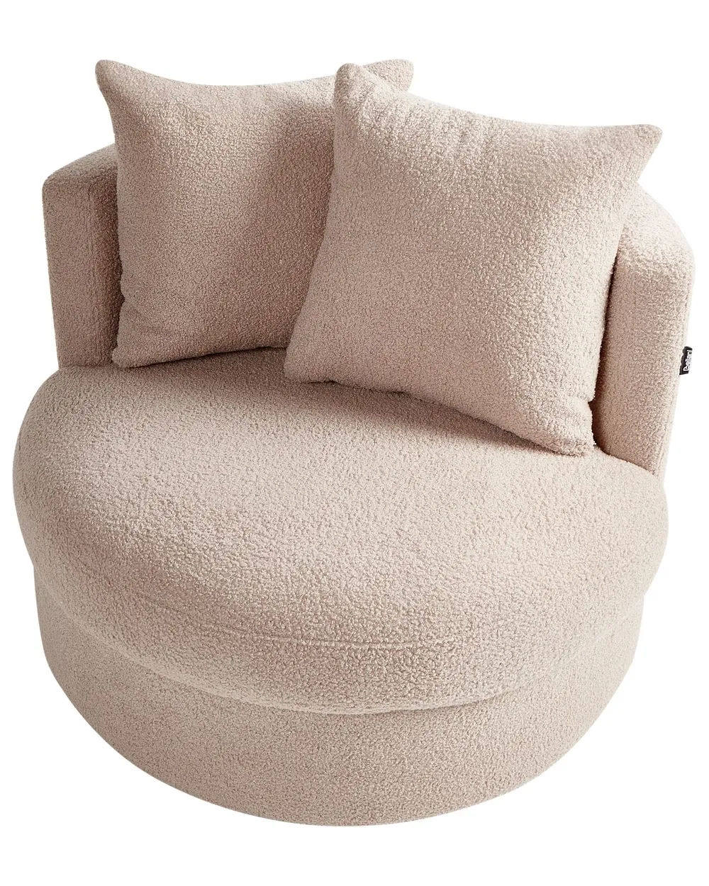 Poltrona DALBY Bouclé Beige