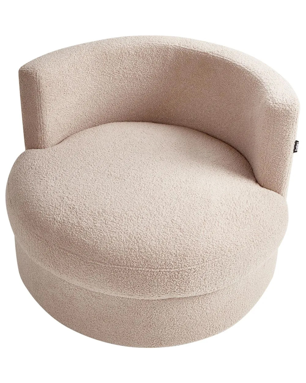 Poltrona DALBY Bouclé Beige