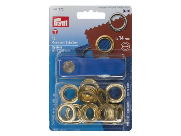 Prym occhielli 14 mm ottone