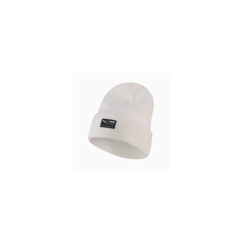 PUMA CAPPELLO  LANA ARCHIVE HEATHER BEANIE COLORE BIANCO LATTE