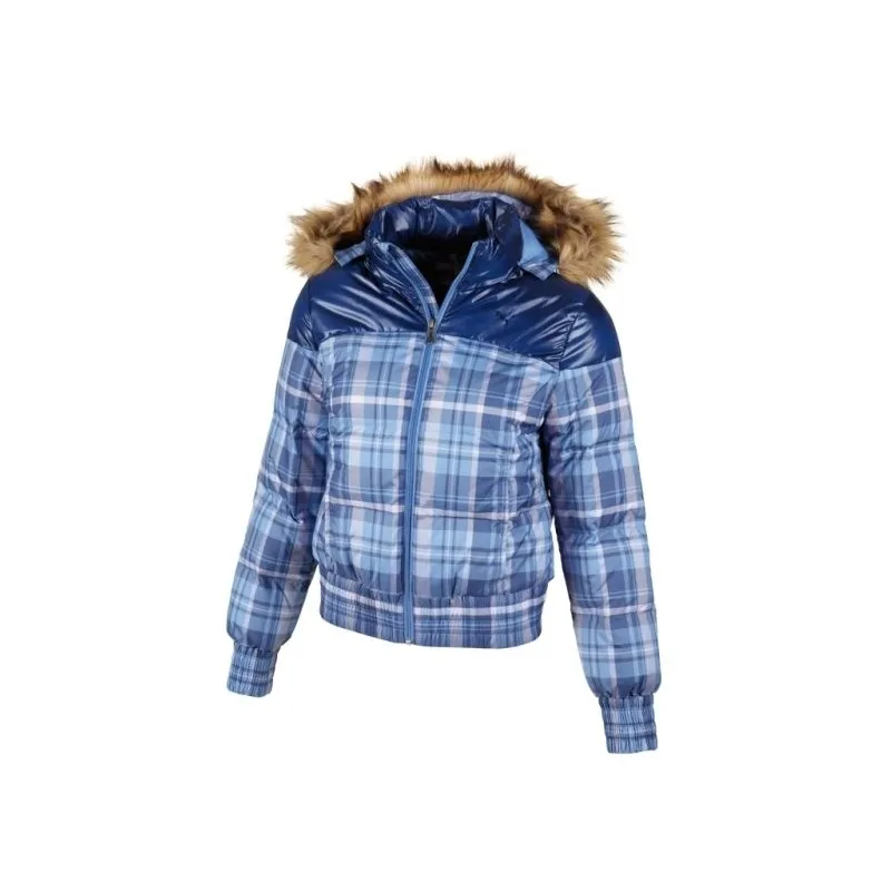 PUMA GIACCONE DONNA FANTASIA SCACCHI BLU ROYAL