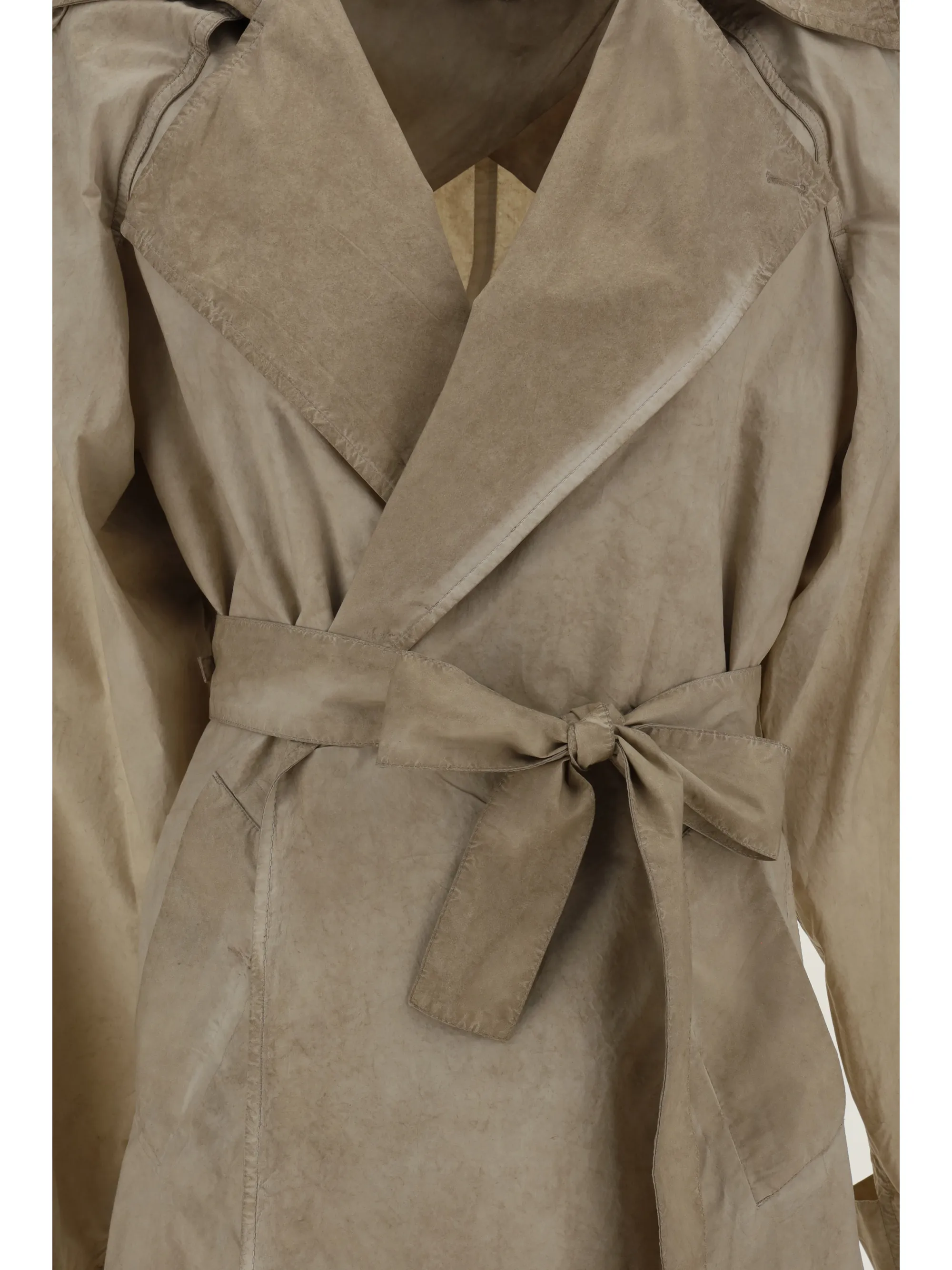     QUIRA      Giacca Trench Oversized