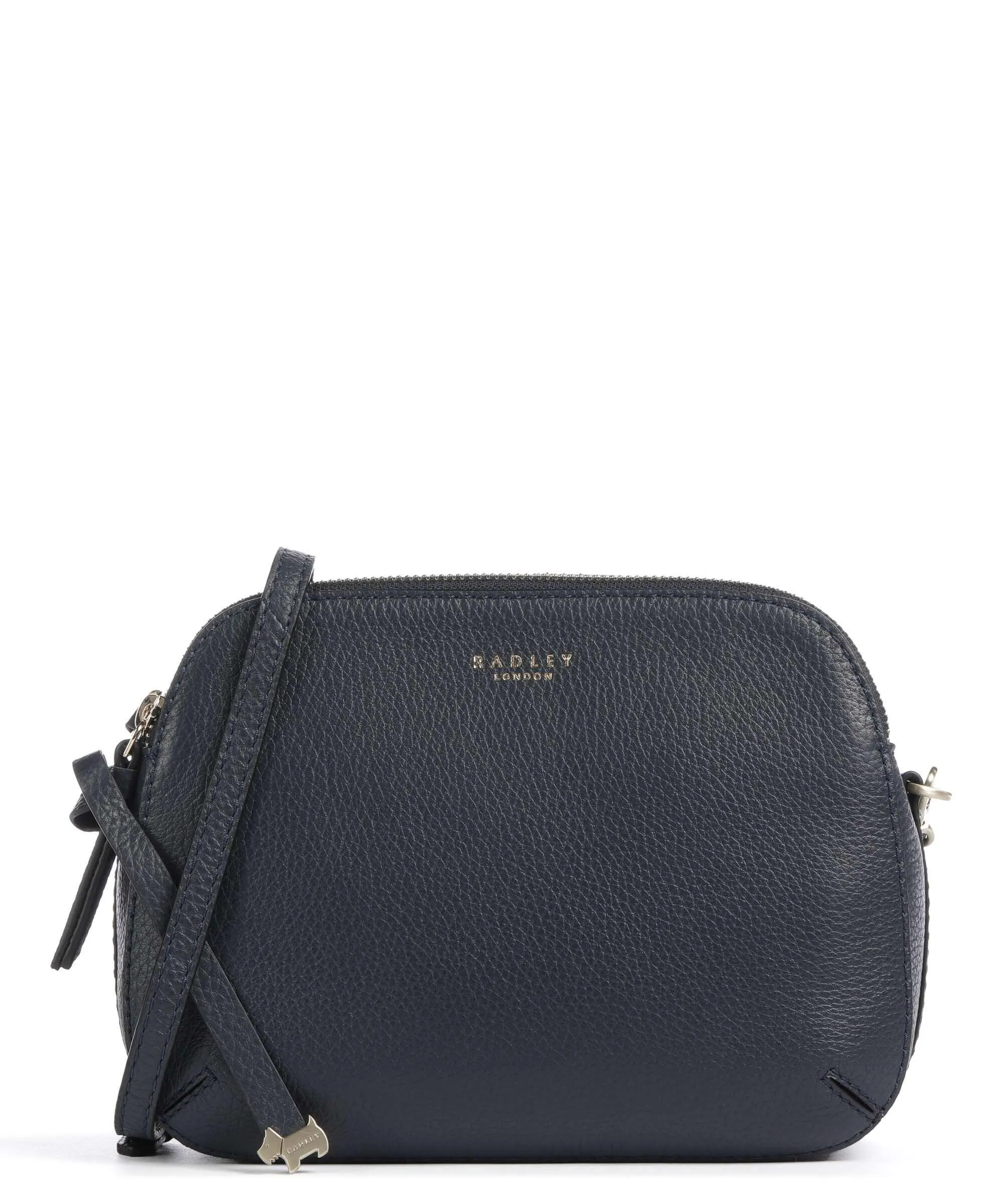  Radley London Dukes Place Borsa a tracolla pelle a grana fine blu scuro  