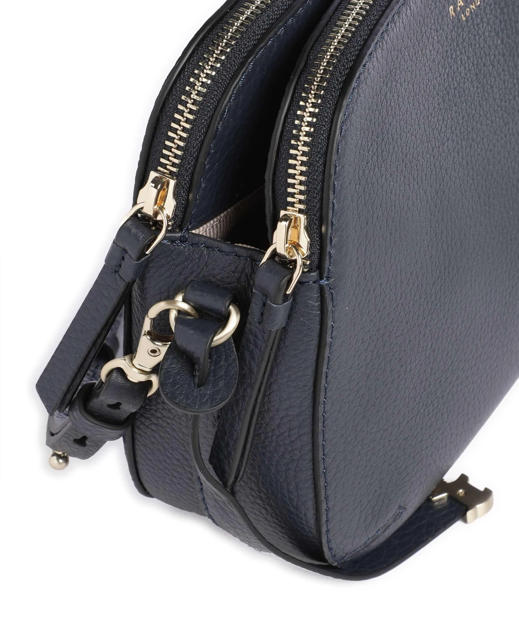  Radley London Dukes Place Borsa a tracolla pelle a grana fine blu scuro  