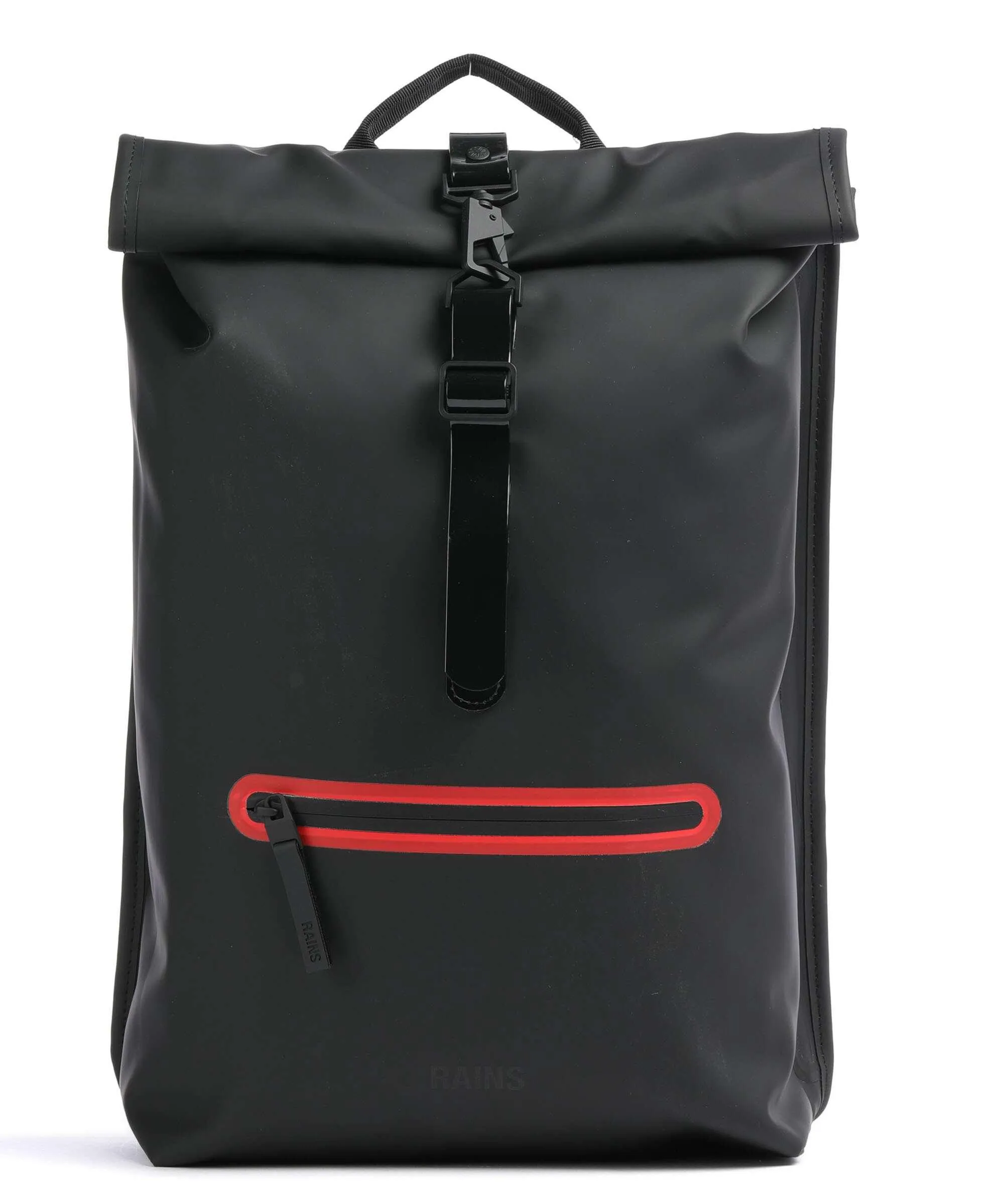  Rains Contrast Zaino roll-top poliuretano, poliestere nero  